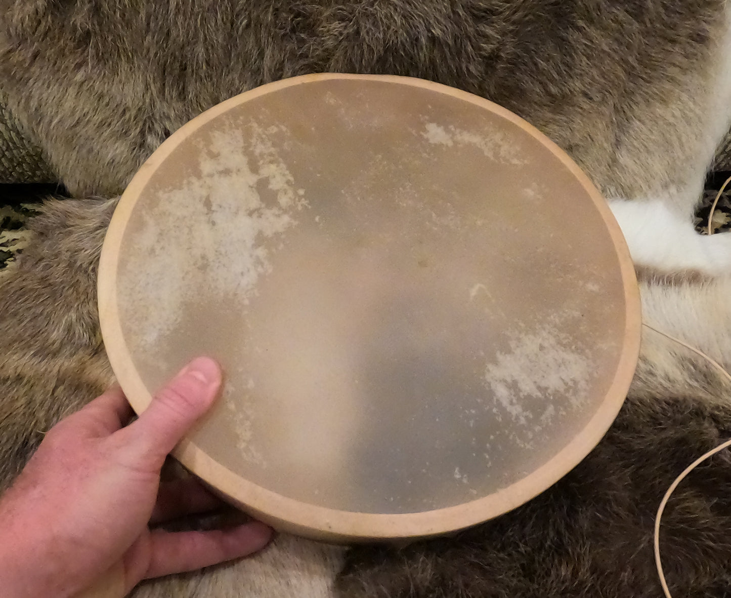 Viking Drum- Calf Rawhide Made in Scandinavia