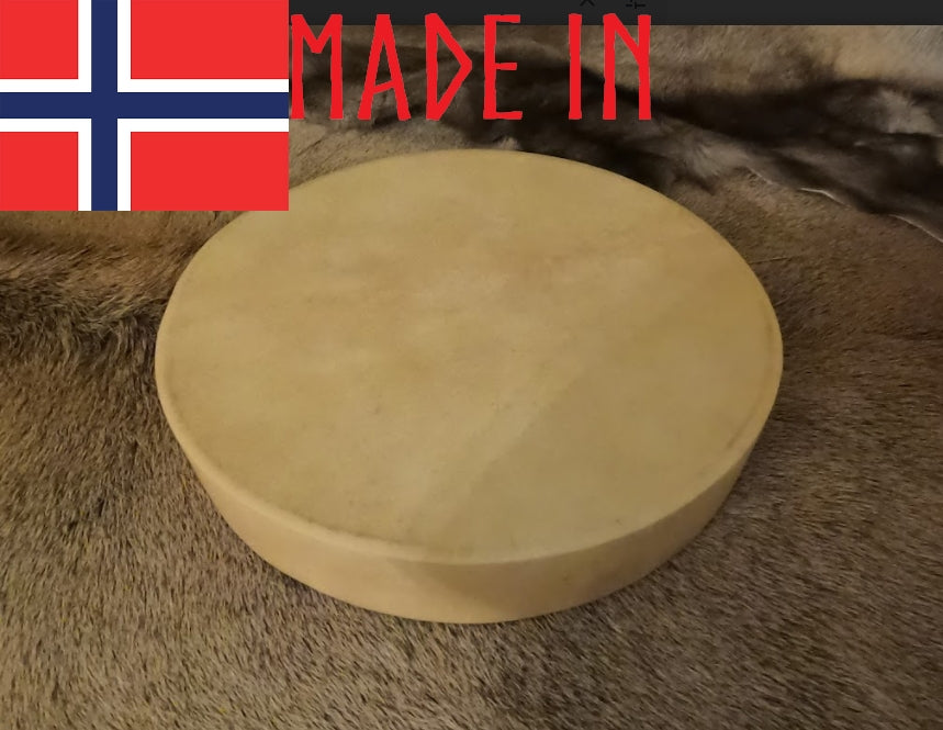 Reindeer Hide Drum 16