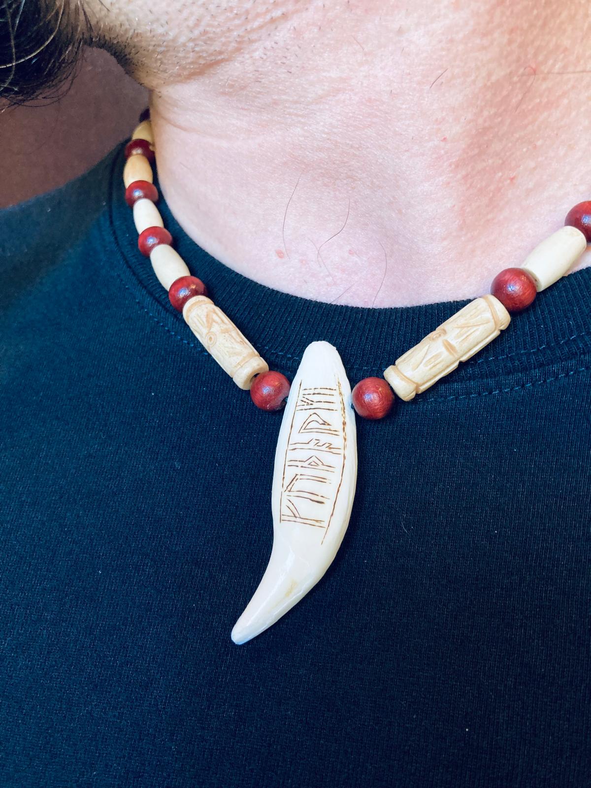 Orkney Bear Tooth Rune Pendant