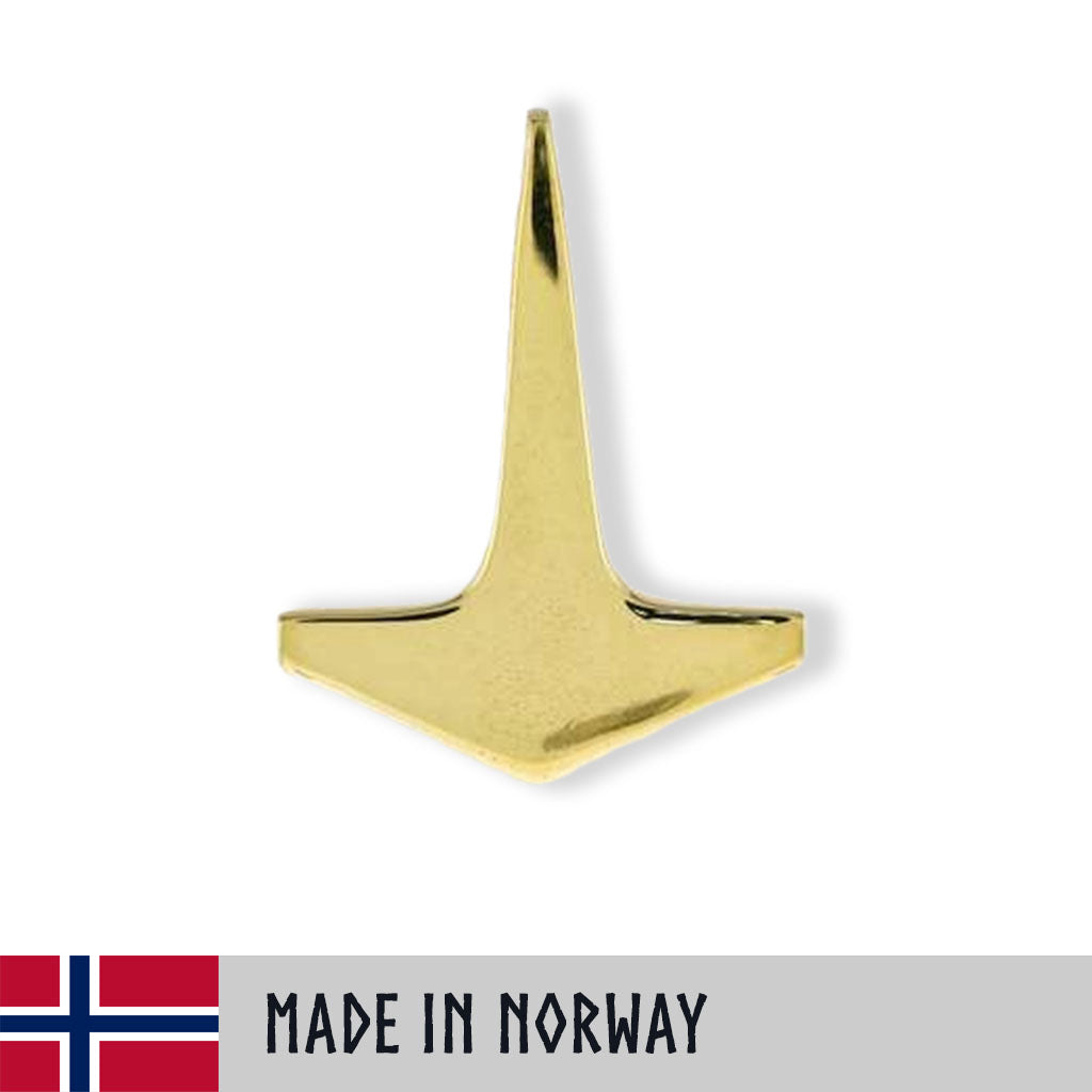 Gold-thor-hammer-mjolnir-pendant-necklace