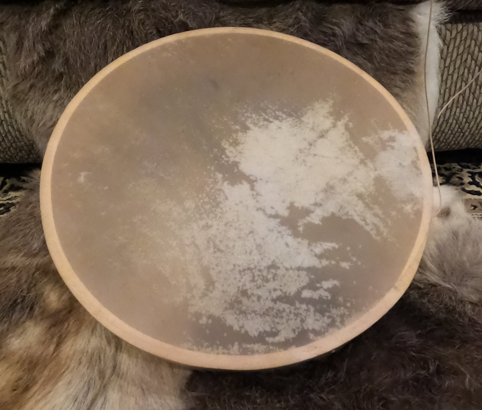 Norse-drum-calf-hide-leather-16 inch