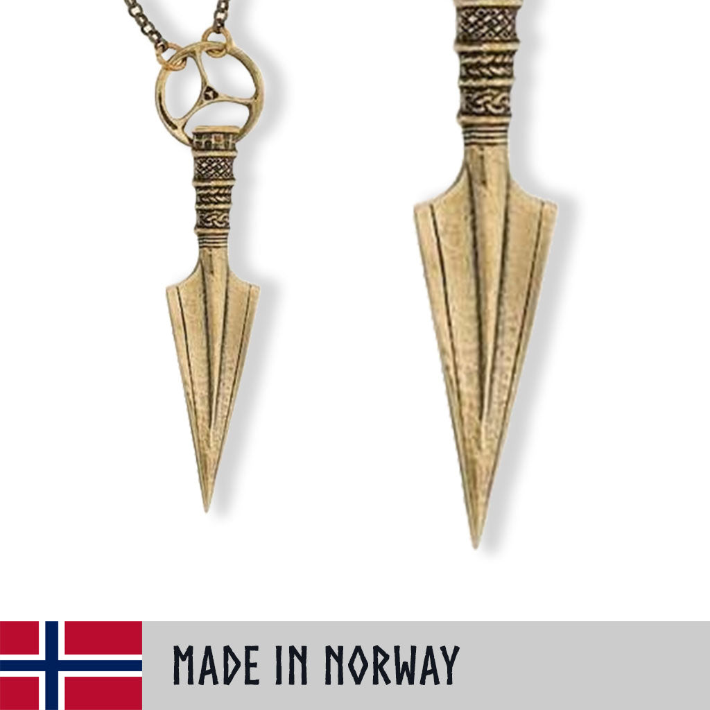 Gungnir Necklace- Odins Spear Made in Norway