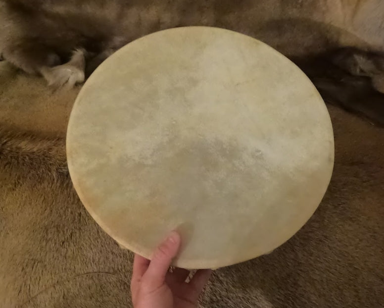 Sami-drum-goat-leather-madenorway-16 inch