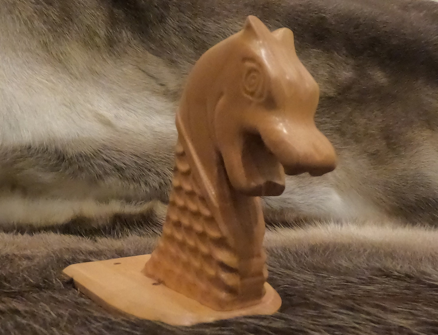 The Longship Board Dragon-Headpiece