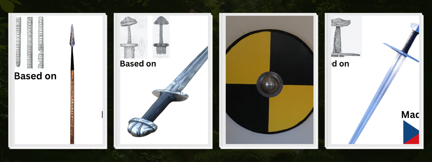 Weapons- Viking Swords, Spears & Shields