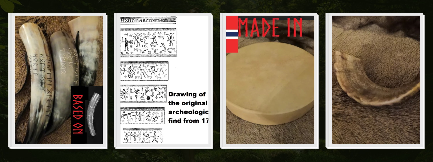 viking instruments norse drums horns