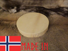 Load image into Gallery viewer, 13-inch-reindeer-hide-drum-shaman-viking-norse-made-norway
