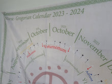 Load image into Gallery viewer, 2024-norse-pagan-heathen-calendar-lunar-solar-holiday-months-viking
