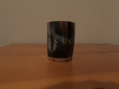 Drinking-horn-shot-glass-viking-Egil-replica-runes