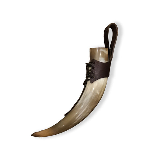 Drinking-horn-viking-Egil-replica-runes-leather-holster-large_