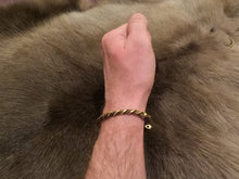 Load image into Gallery viewer, Mens-Viking-arm-ring-bracelet-norse-museum-replica-bronze
