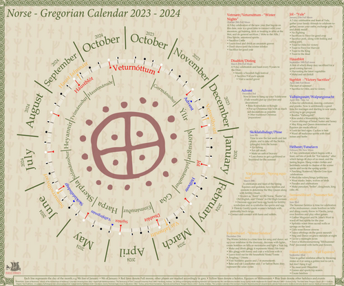 2024-Norse-viking-pagan-calendar-wheel-year-months-holidays