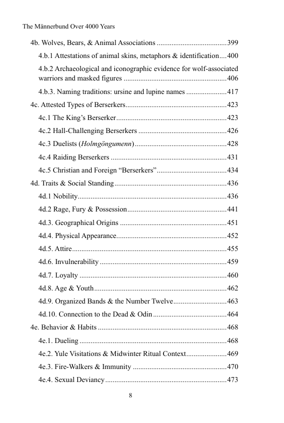 The Männerbund Over 4000 Years: A Sourcebook on Koryos, Berserkers & Werewolves (Digital Download)