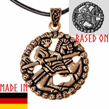 Load image into Gallery viewer, Viking-Amulet-Pendant-Gokstad-Ship-Replica-Jewelry-Bronze-made-germany
