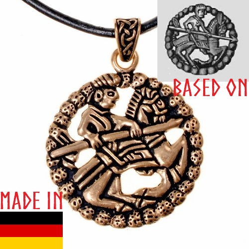 Viking-Amulet-Pendant-Gokstad-Ship-Replica-Jewelry-Bronze-made-germany