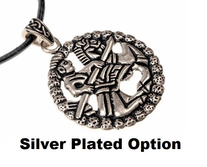 Viking-Amulet-Pendant-Gokstad-Ship-Replica-Jewelry-Silver-made-germany