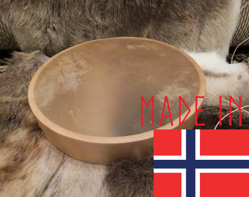 Viking-drum-made-norway-calf-hide-13 inch