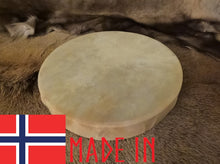 Load image into Gallery viewer, Viking-drum-made-norway-goat-hide-shaman-16inch

