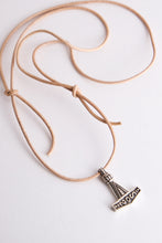 Load image into Gallery viewer, raus-thor-hammer-mjolnir-necklace-pendant-museum-replica-archeology-silver
