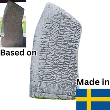 Load image into Gallery viewer, rok-runestone-jersberg-stone-replica-statue-viking-runes-inscription-proto-norse
