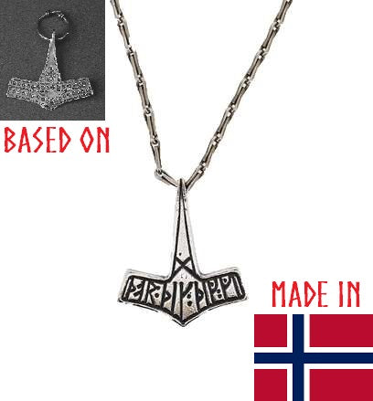 romersdal-thor-hammer-mjolnir-necklace-pendant-museum-replica-archeology-silver