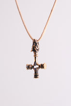 Load image into Gallery viewer, thors-hammer-necklace-mjolnir-viking-age-replica-archeology-varg-icelandic-wolf
