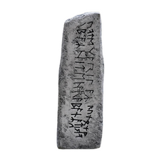 Load image into Gallery viewer, varmland-runestone-jersberg-stone-replica-statue-viking-runes-inscription-proto-norse
