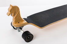 Load image into Gallery viewer, viking-skateboard-long-ship-dragon-head-serpent-norse-longboard
