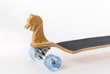 Load image into Gallery viewer, viking-skateboard-long-ship-dragon-head-serpent-norse
