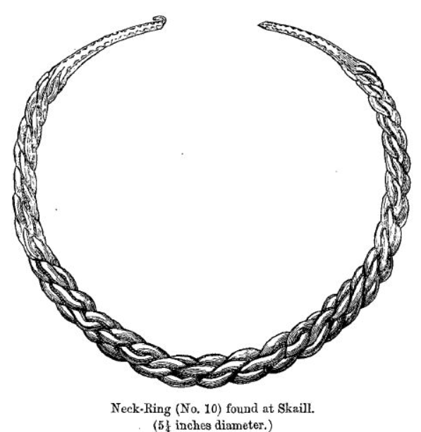 Viking Replica Torc Necklace-Neck Ring