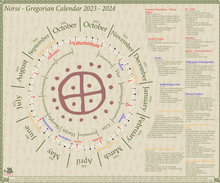 Load image into Gallery viewer, Norse Calendar+ Holiday Guide 2023-24
