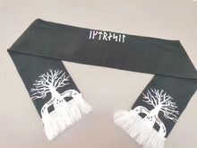 Load image into Gallery viewer, yggdrasil-scarf-viking-clothing-tree-life-norse
