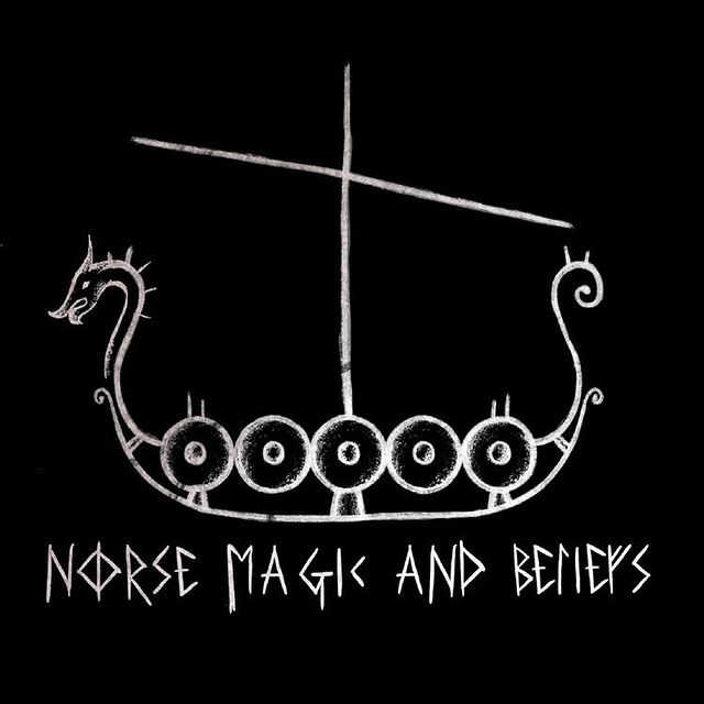 Norse Magic and Beliefs Logo Flag