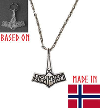 Load image into Gallery viewer, Rømersdal Thor&#39;s Hammer (925 Silver)
